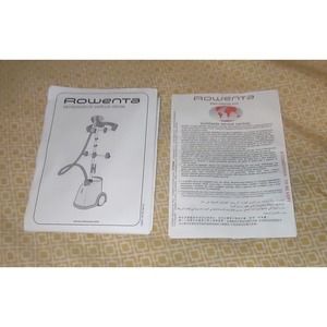 Rowenta Opti-Steam Control Full Size Garment Steamer Instruction Manuals